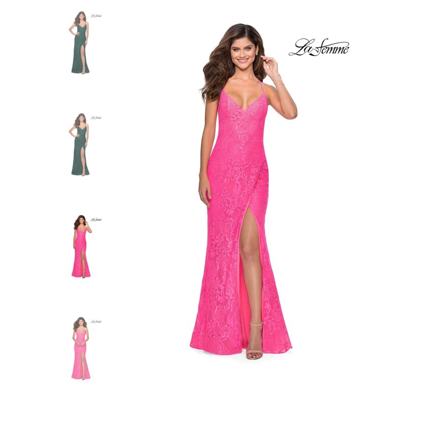 Hot Pink Lafemme Gown